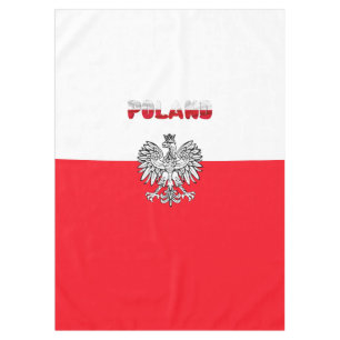Polish flag tablecloth