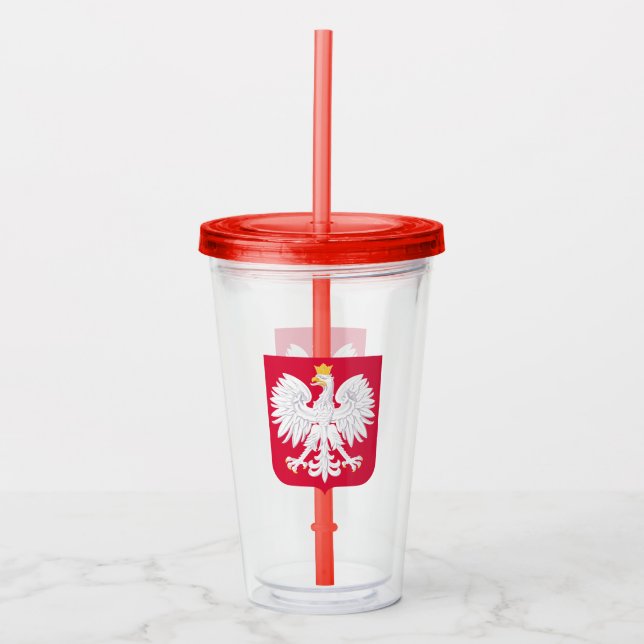 Polish Flag Tumbler (Front)