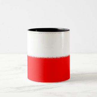Polish Flag Two-Tone Coffee Mug
