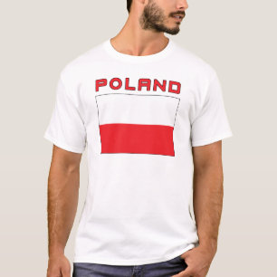 Polish Flag With Poland T-Shirt