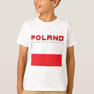 Polish Flag With Poland T-Shirt