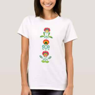 Polish Floral Embroidery, T-shirt