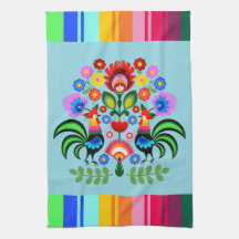 Polish folk art - floral embroidery pattern