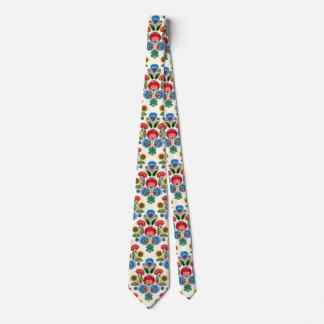 Polish Folk Flowers Tie