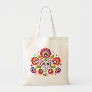 polish folk tote bag