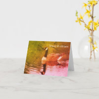 Polish Get Well Wildlife Art Customisable Card