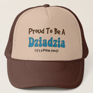 Polish Grandfather Dziadzia Trucker Hat