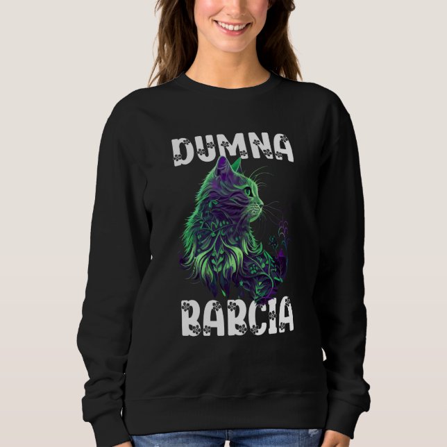Polish Grandma Babcia  2 Sweatshirt (Front)
