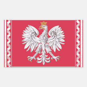 Polish Heritage Rectangular Sticker