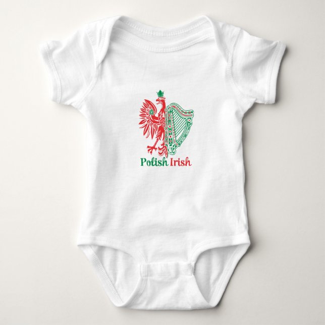 Polish Irish Baby Bodysuit (Front)
