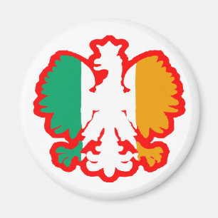 POLISH/IRISH FLAG MAGNET