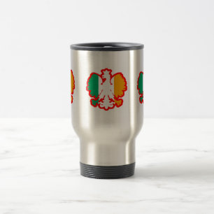 POLISH/IRISH FLAG TRAVEL MUG