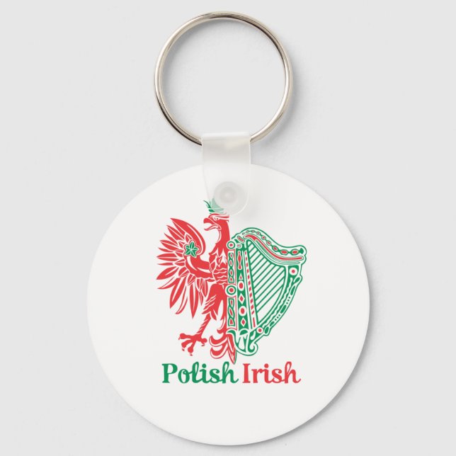 Polish Irish Key Ring (Front)