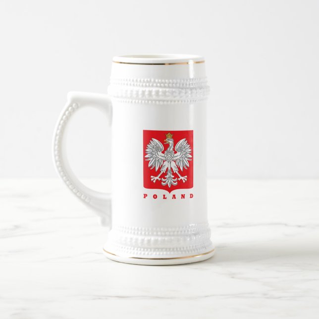 Polish Kielbasa 2 Sides Beer Stein (Left)