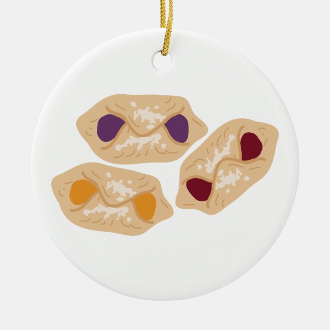 Polish Kolackzi Ceramic Tree Decoration (Front)