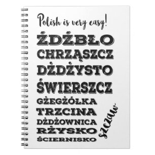 Polish language Poland Gift Notebook