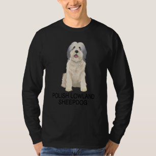 Polish Lowland Sheepdog Crazy Dog T-Shirt