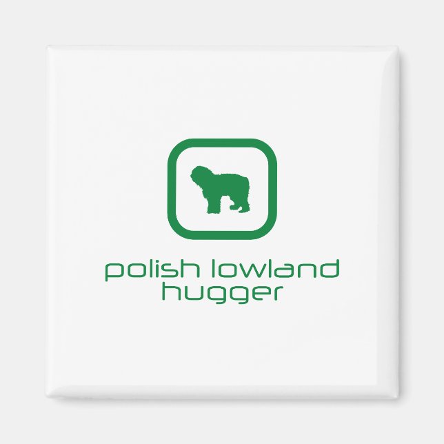 Polish Lowland Sheepdog Magnet (Front)