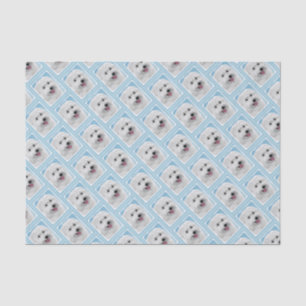 Polish Lowland Sheepdog Painting - Dog Art Tissue Paper