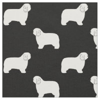 Polish Lowland Sheepdog Silhouettes Dogs Patterned