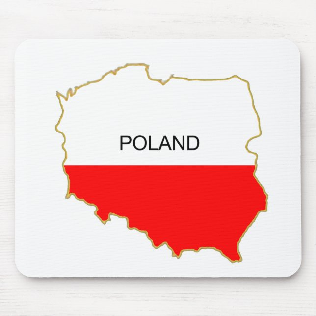 Polish Map png Mouse Pad (Front)