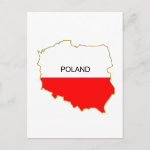 Polish Map png Postcard