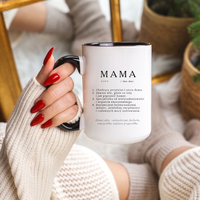Polish Mom Gift - MAMA Huge Definition Mug (Creator Uploaded)