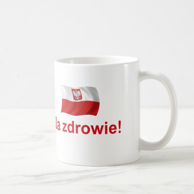 Polish Na zdrowie Coffee Mug (Right)