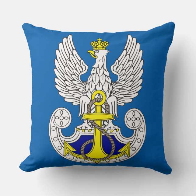 Polish Navy Cushion (Front)