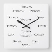 Polish Numbers Custom City Country Time Zone