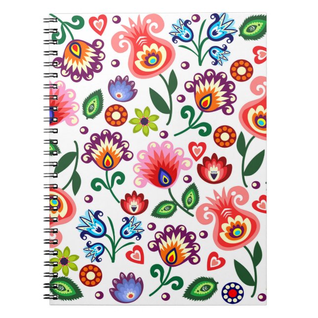 Polish pattern folk for You. Spiral Notebook (Front)