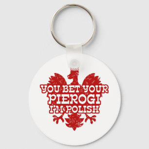 Polish Pierogi Key Ring