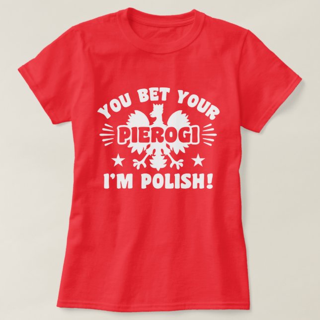 Polish Pierogi T-Shirt (Design Front)