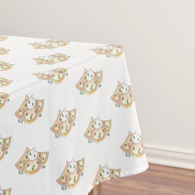Polish Pierogies Dumplings Foodie Kitchen Decor Tablecloth (In Situ)