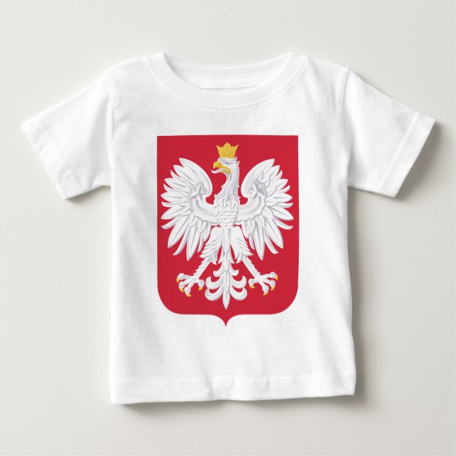Polish Poland Official Coat Of Arms Heraldry Symbo Baby T-Shirt (Front)