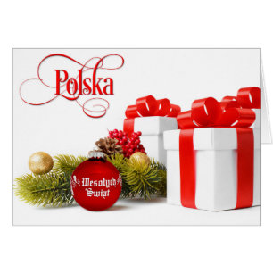 Polish/Polski - Merry Christmas/Wesołych Świąt