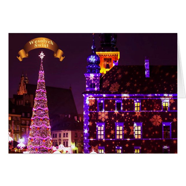 Polish/Polski - Merry Christmas/Wesołych Świąt (Front Horizontal)