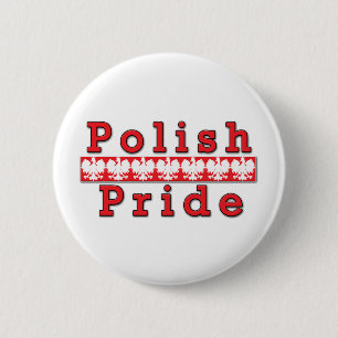 Polish Pride 6 Cm Round Badge