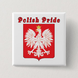 Polish Pride Eagle 15 Cm Square Badge