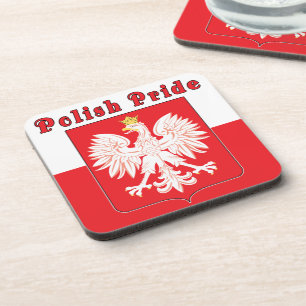 Polish Pride Eagle Coaster