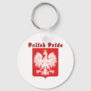 Polish Pride Eagle Keychain