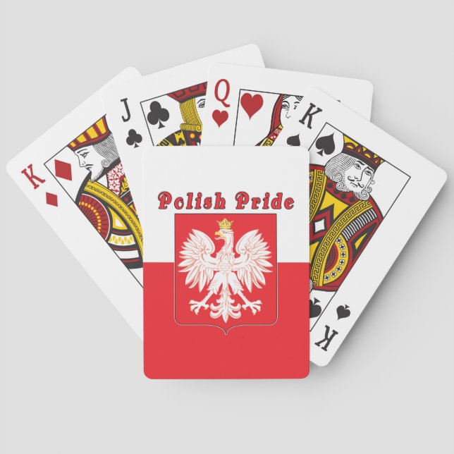 Polish Pride Eagle Playing Cards (Back)