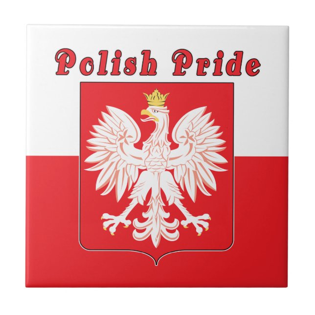 Polish Pride Eagle Tile (Front)