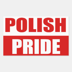 Polish Pride Rectangular Sticker