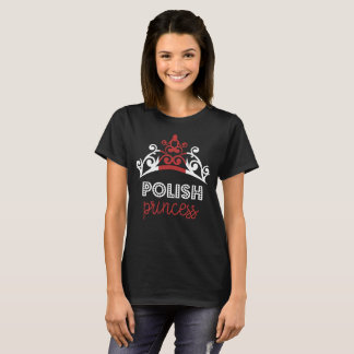 Polish Princess Tiara National Flag T-Shirt