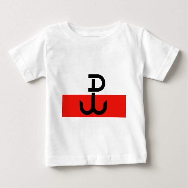 Polish Resistance Flag Baby T-Shirt (Front)