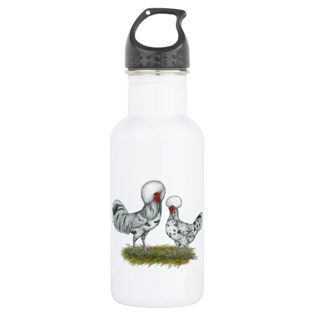 Polish Splash Chickens 532 Ml Water Bottle (Front)