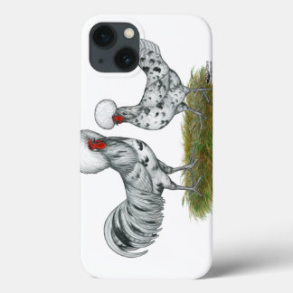 Polish Splash Chickens iPhone 13 Case