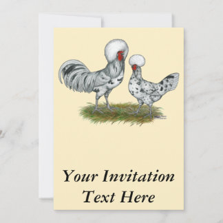 Polish Splash Chickens Invitation