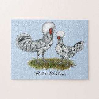 Polish Splash Chickens Jigsaw Puzzle